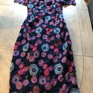 Shoshana lace off the shoulder dress